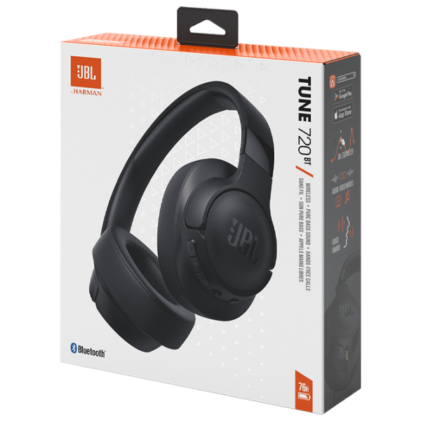 Наушники JBL Tune 720BT Черный Беспроводные + Проводные / Персональный / Полноразмерные photo 9