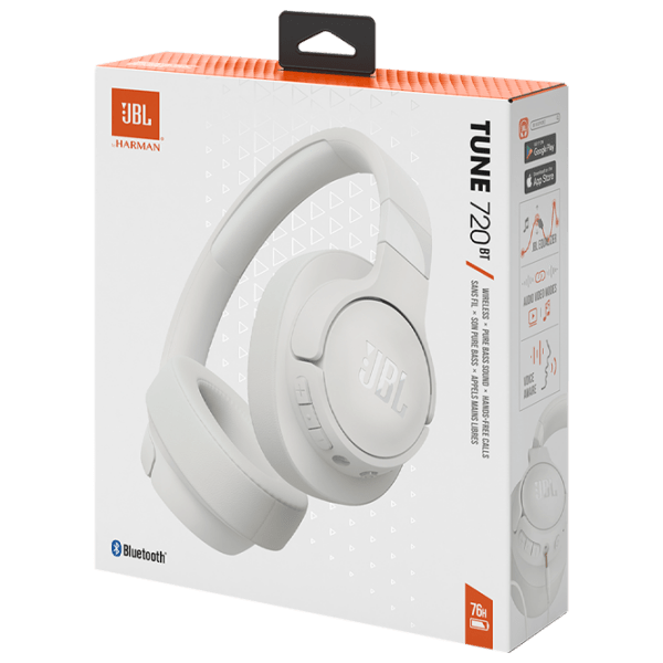 Căști JBL Tune 720BT White Fără fir + Cu fir / Personal / Over the ear photo 9
