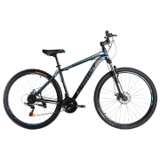 Bicicletă Azimut AZ 40D 29" 19" Black Blue Oțel / Pentru adulți