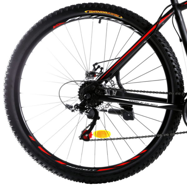 Bicicletă Azimut AZ 40D 29" 19" Black Red Oțel / Pentru adulți photo 2