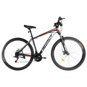 Bicicletă Azimut AZ 40D 29" 19" Black White Oțel / Pentru adulți