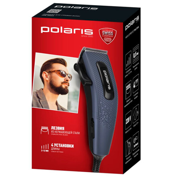 Машинка для стрижки Polaris PHC 0954 Синий  photo 7