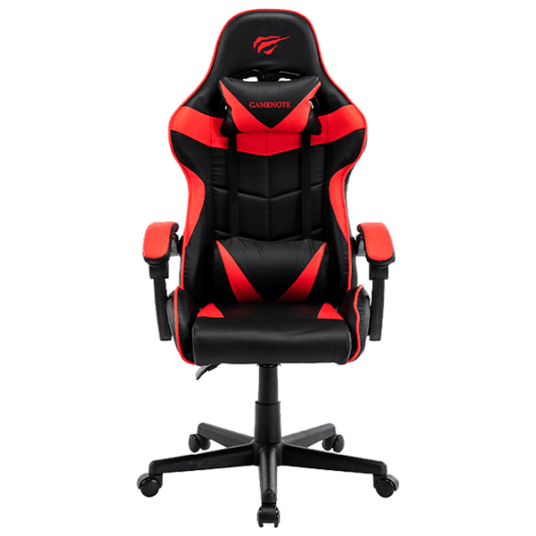 Scaun Gaming Havit GC933 Black Red  photo 1