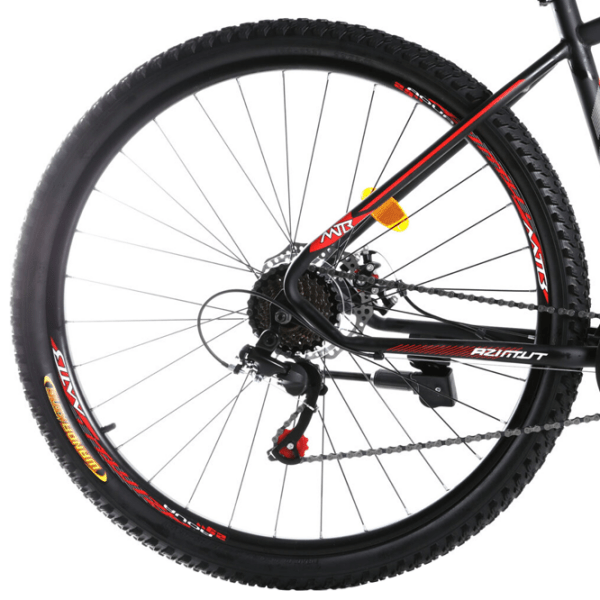 Bicicletă Azimut Aqua 29" 17" Black Red Oțel / Pentru adulți photo 2