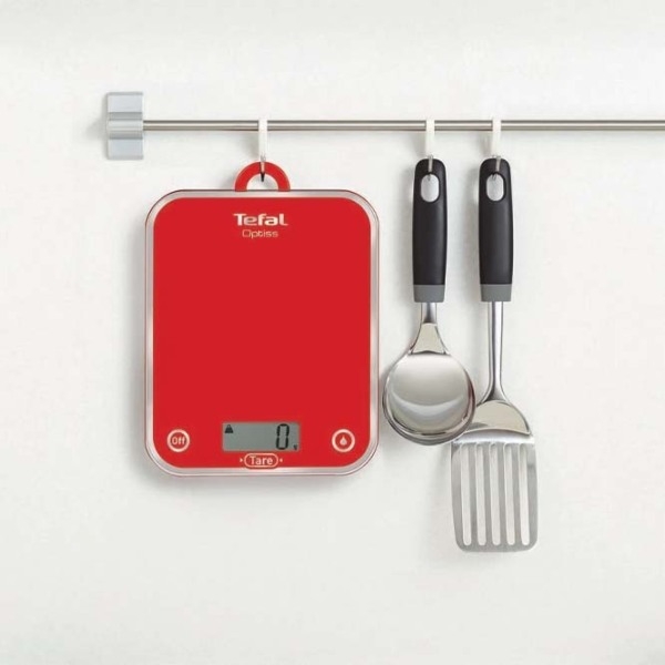 Cântar de bucătărie Tefal BC5003V2 Red Electronic, Plastic, 5 kg photo 5