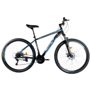 Bicicletă Azimut Aqua 29" 17" Black Blue Oțel / Pentru adulți