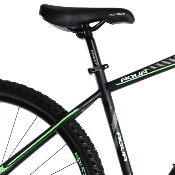 Bicicletă Azimut Aqua 29" 17" Black Green Oțel / Pentru adulți photo 3