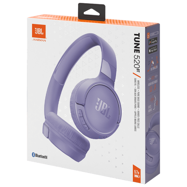 Наушники JBL Tune 520BT Пурпурный Беспроводные / Персональный / Накладные photo 9