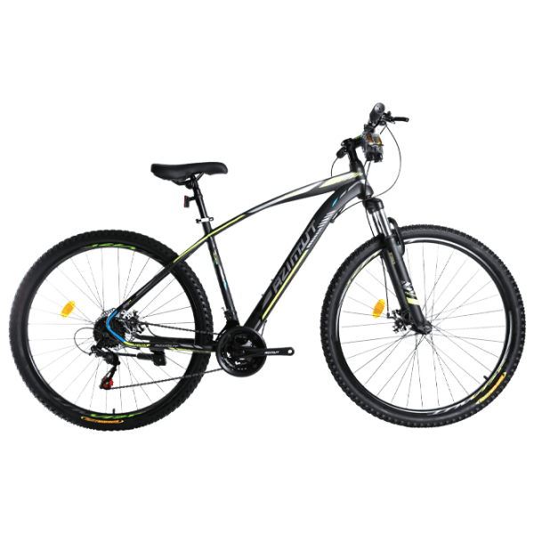 Bicicletă Azimut Nevada 29" 19" Black Green Oțel / Pentru adulți photo 1