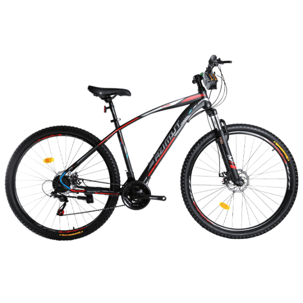 Bicicletă Azimut Nevada 29" 19" Black Red Oțel / Pentru adulți photo 1