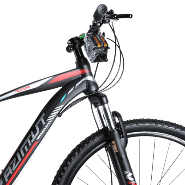 Bicicletă Azimut Nevada 29" 19" Black Red Oțel / Pentru adulți photo 4