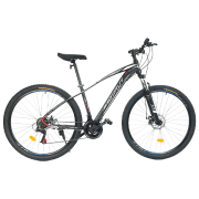 Bicicletă Azimut Nevada 29" 19" Black White Oțel / Pentru adulți