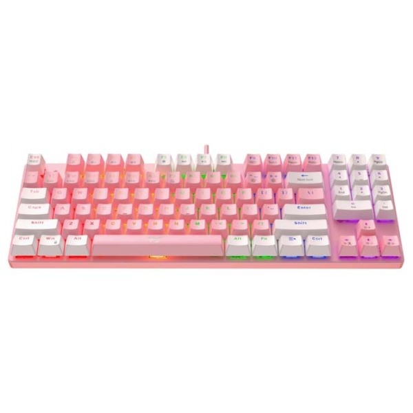 Tastatură Havit KB512L Pink Gaming, Cu fir photo 2