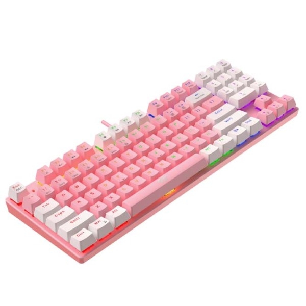 Tastatură Havit KB512L Pink Gaming, Cu fir photo 5
