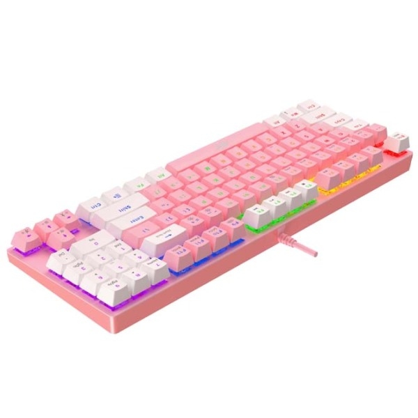 Tastatură Havit KB512L Pink Gaming, Cu fir photo 6