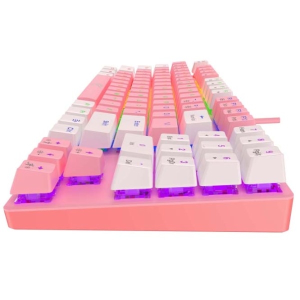 Tastatură Havit KB512L Pink Gaming, Cu fir photo 8