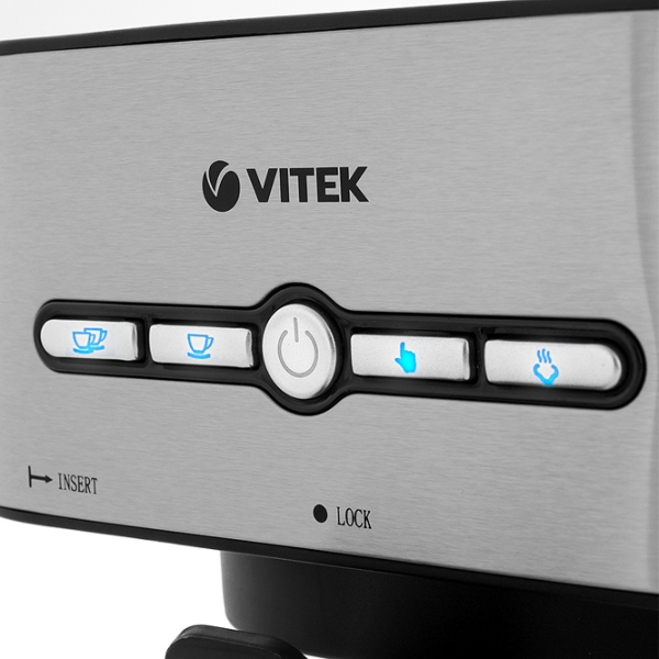 Cafetieră Vitek VT-1526 Inox 1050 W, 1.4 l, Boiler photo 4