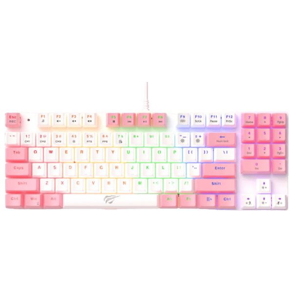 Tastatură Havit KB512L Pro White Gaming, Cu fir photo 1