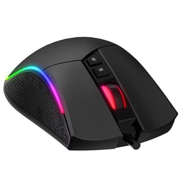 Mouse Havit MS1001S Black Cu fir / 4800 dpi photo 3