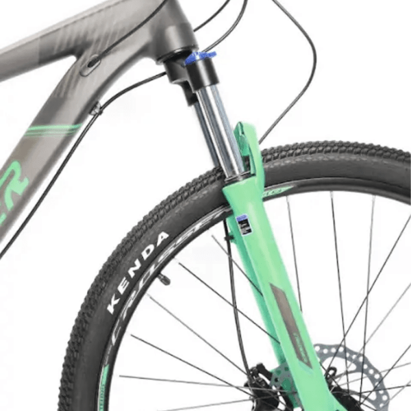 Bicicletă Crosser 075 29" 19" Gray Green Aluminiu / Pentru adulți photo 2