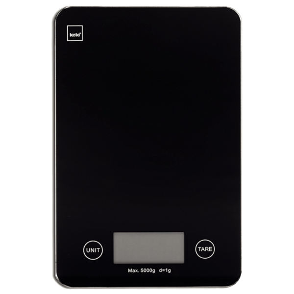 Cântar de bucătărie Kela Pinta 38391 Black Electronic, Plastic/ Sticlă, 5 kg photo 1
