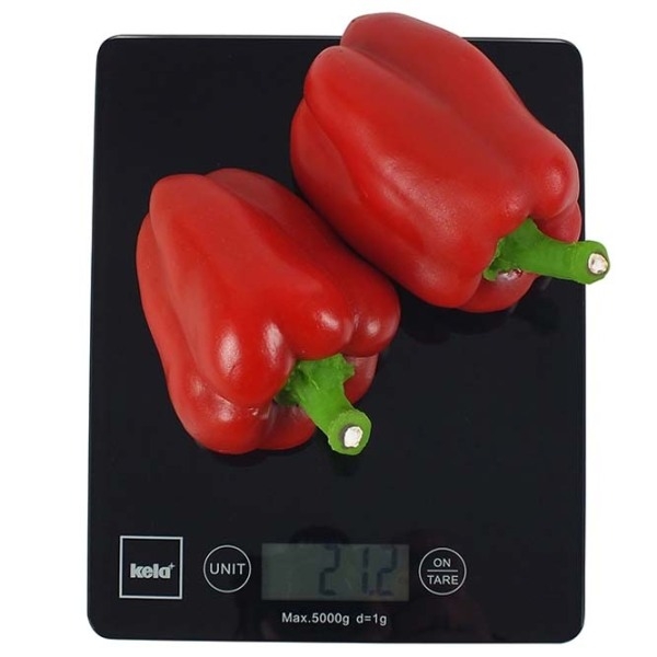 Cântar de bucătărie Kela Pinta 38391 Black Electronic, Plastic/ Sticlă, 5 kg photo 5