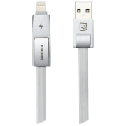 Cablu pentru telefon Remax Metal USB Type-A/ Lightning, microUSB Black 