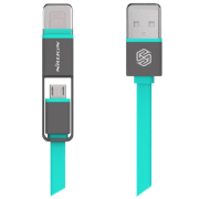 Cablu pentru telefon Nillkin Plus USB Type-A/ Lightning, microUSB Green 