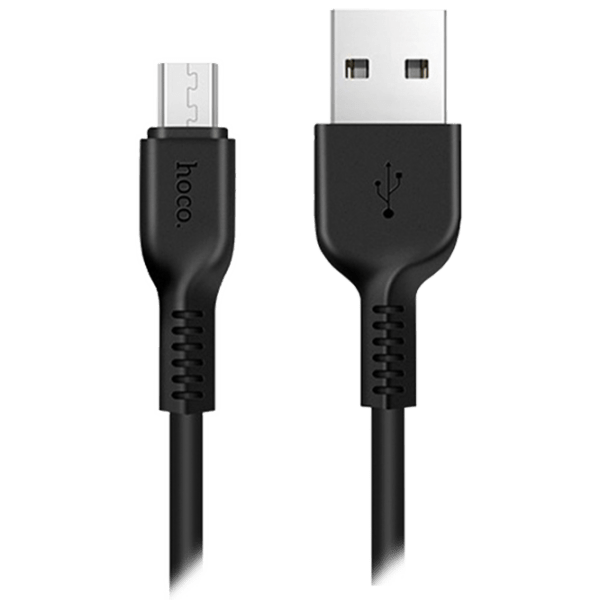 Cablu pentru telefon Hoco X20 USB Type-A/ microUSB Black  photo 1