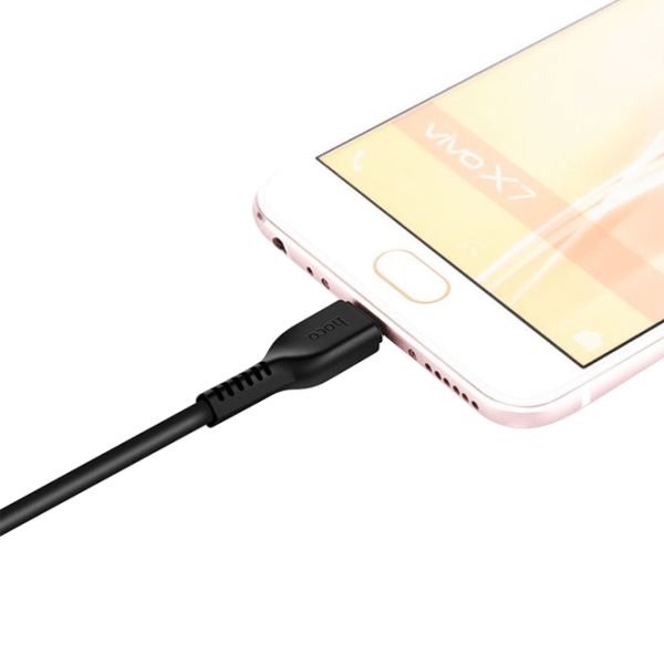 Cablu pentru telefon Hoco X20 USB Type-A/ microUSB Black  photo 4
