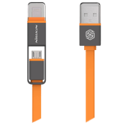 Cablu pentru telefon Nillkin Plus USB Type-A/ Lightning, microUSB Orange 