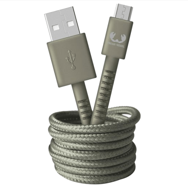 Кабель для телефона Fresh 'N Rebel Camouflage USB Type-A/ microUSB Зелёный  photo 2