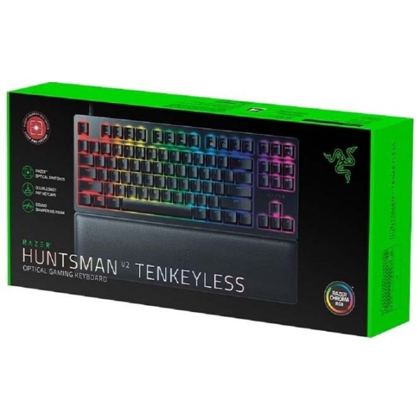 Tastatură Razer Huntsman V2 Tenkeyless Black Gaming, Cu fir photo 5