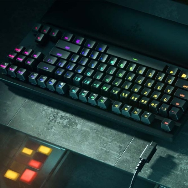 Tastatură Razer Huntsman V2 Tenkeyless Black Gaming, Cu fir photo 9