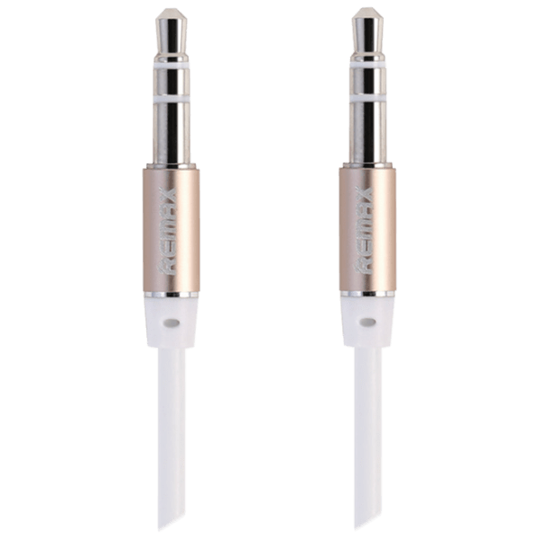 Cablu pentru telefon Remax RL-L100 3.5 mm/ 3.5 mm White  photo 1