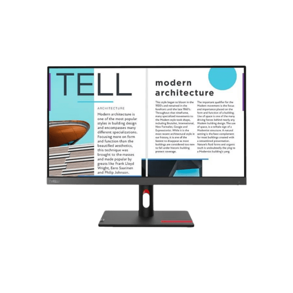 Монитор Lenovo S25e-30 Черный 24.5" Full HD VA WLED photo 1