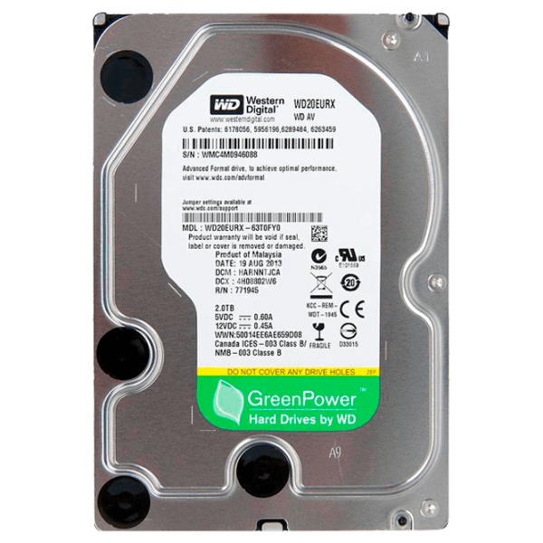HDD Western Digital AV-GP 3.5'' 2 ТБ  photo 1