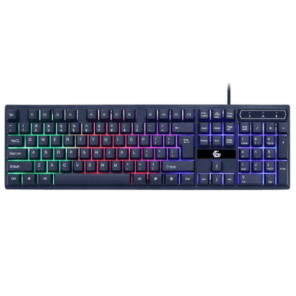 Set Gembird Ghost Black Gaming, Cu fir photo 2