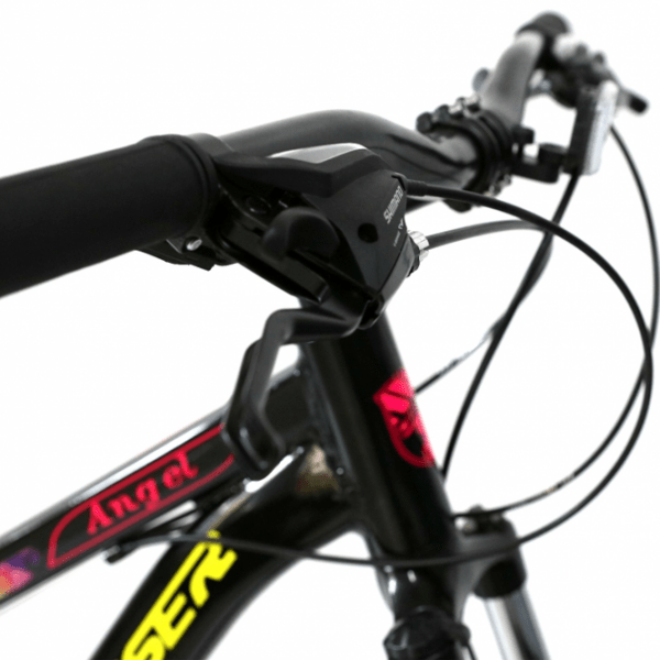 Bicicletă Crosser Angel 26" 16.5" Black Pink Aluminiu / Pentru copii photo 2