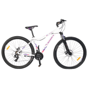 Bicicletă Crosser Angel 24" 13" White Pink Aluminiu / Pentru copii