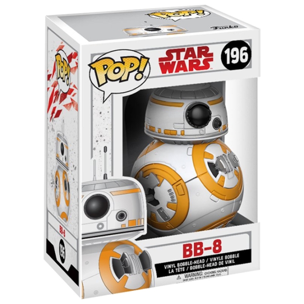 Figurină Funko Star Wars EP8: BB-8 3+ / White photo 2