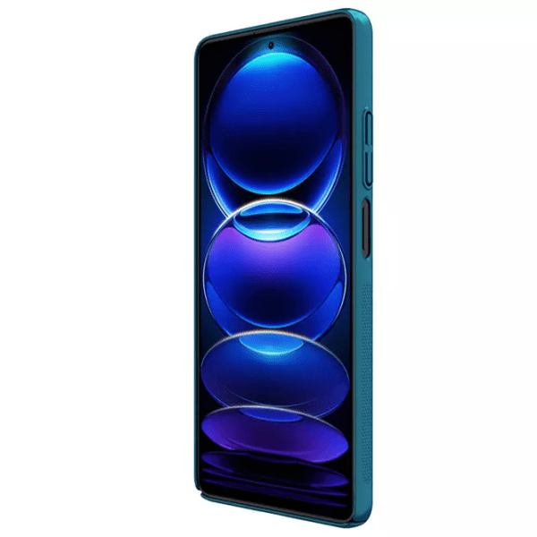 Чехол для смартфона Xiaomi Redmi Note 12 5G/ Poco X5 5G (Super Frosted Shield) Peacock Синий Nillkin, PP, Back photo 5