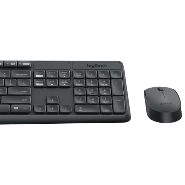 Клавиатура и Мышь Logitech MK235 Черный Для дома и офиса, Беспроводные photo 4