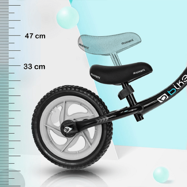 Bicicletă fără pedale Jumi CD-871281 11" 11" Black White Metal / Pentru copii photo 5
