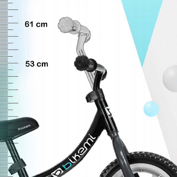Bicicletă fără pedale Jumi CD-871281 11" 11" Black White Metal / Pentru copii photo 6