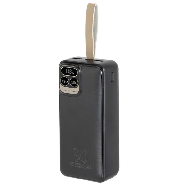 Power Bank 30000 мАч RivaCase VA2585 (20 Вт) Черный  photo 3