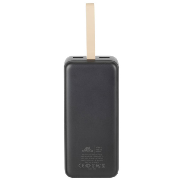 Power Bank 30000 мАч RivaCase VA2585 (20 Вт) Черный  photo 4