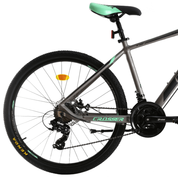 Bicicletă Crosser Solo 29" 19" Gray Green Aluminiu / Pentru adulți photo 2