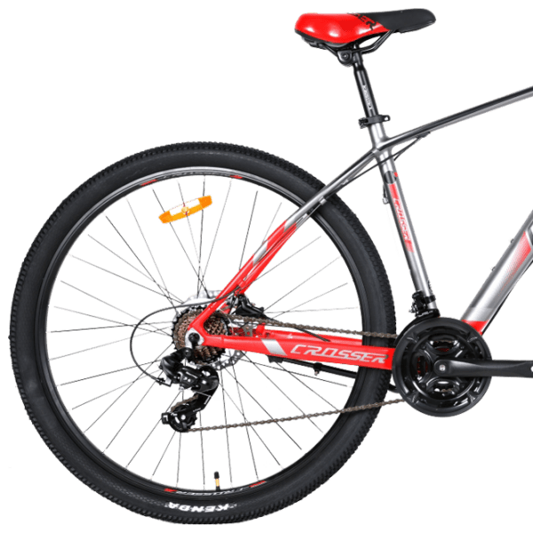 Bicicletă Crosser X880 29" 19" Red Gray Aluminiu / Pentru adulți photo 2