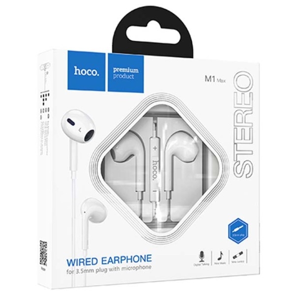 Căști Hoco M1 Max White Cu fir / Personal / In ear photo 4